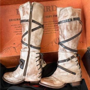 Size 6 Freebird Boots Leather Knee-High Boots